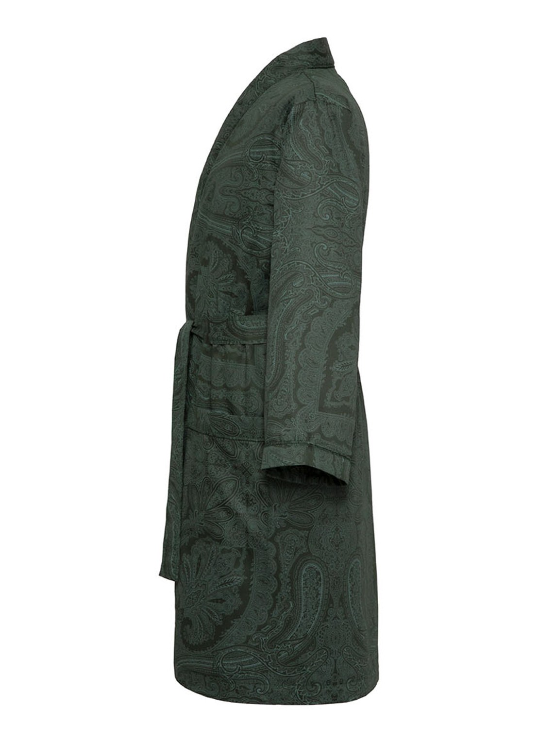 Ralph Lauren Doncaste kimono van katoen - detail 3 donkergroen