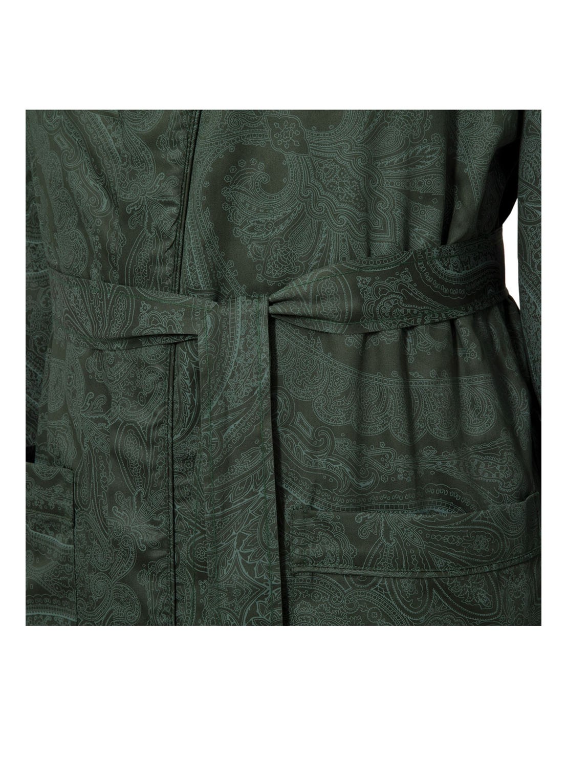 Ralph Lauren Doncaste kimono van katoen - detail 5 donkergroen