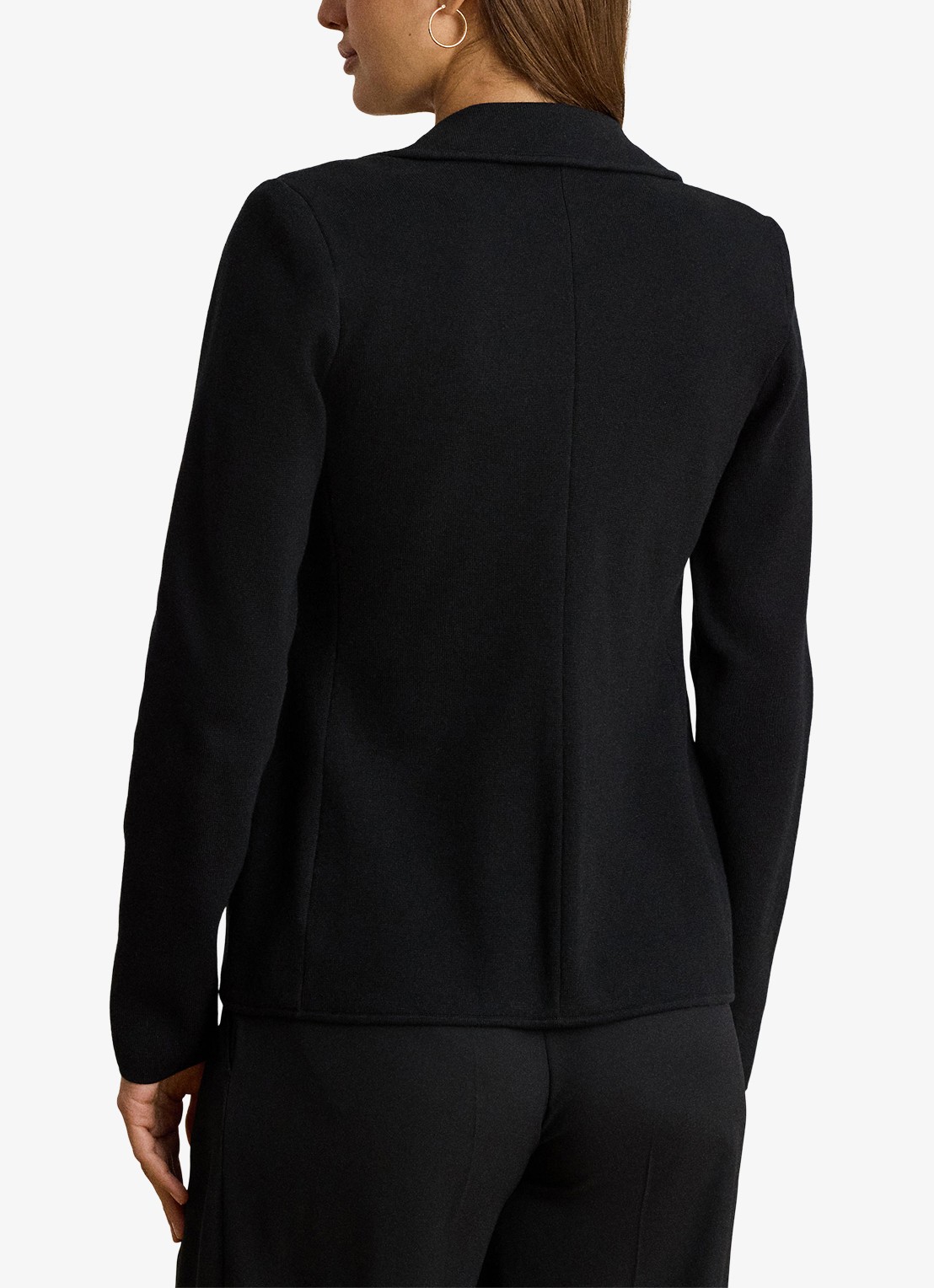Ralph Lauren Double-breasted blazer met logoborduring - achterkant 3 zwart