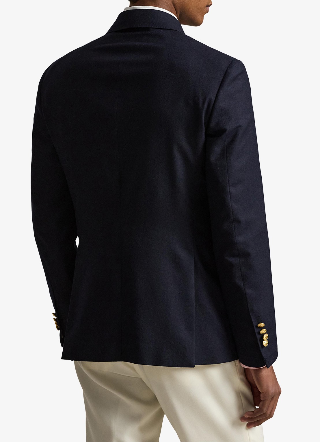 Ralph Lauren Double-breasted slim fit colbert met klepzakken - achterkant 3 navy-1241