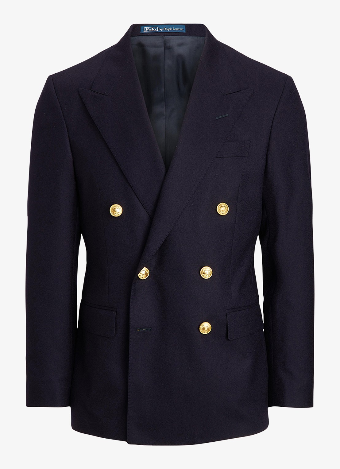 Ralph Lauren Double-breasted slim fit colbert met klepzakken - voorkant 4 navy-1241