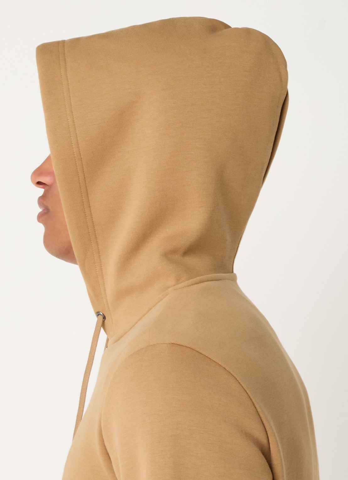 Ralph Lauren Double-knit hoodie met volledige rits - detail 5 new bronze / camel