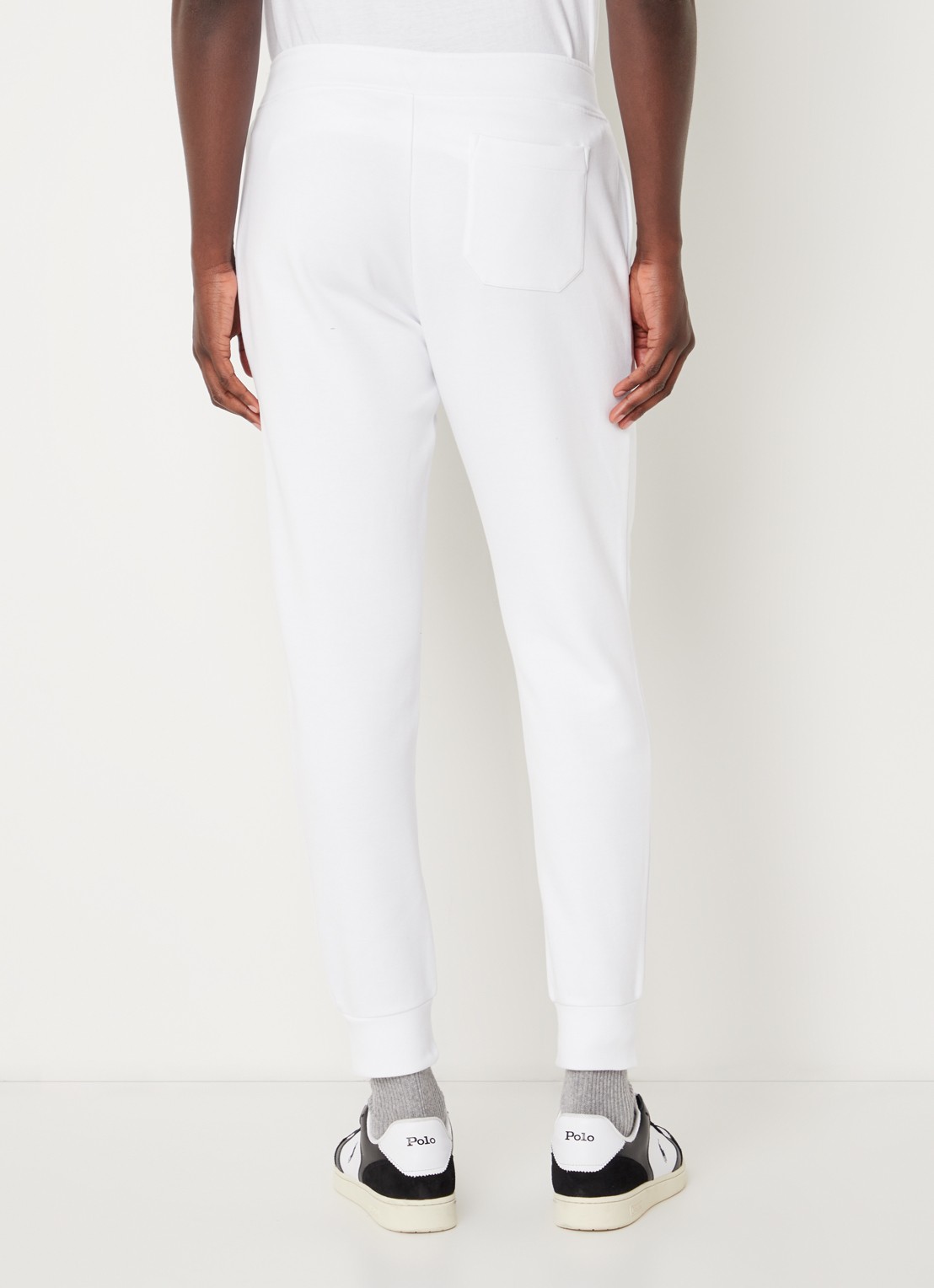 Ralph Lauren Double-knit joggingbroek - achterkant 2 white / wit