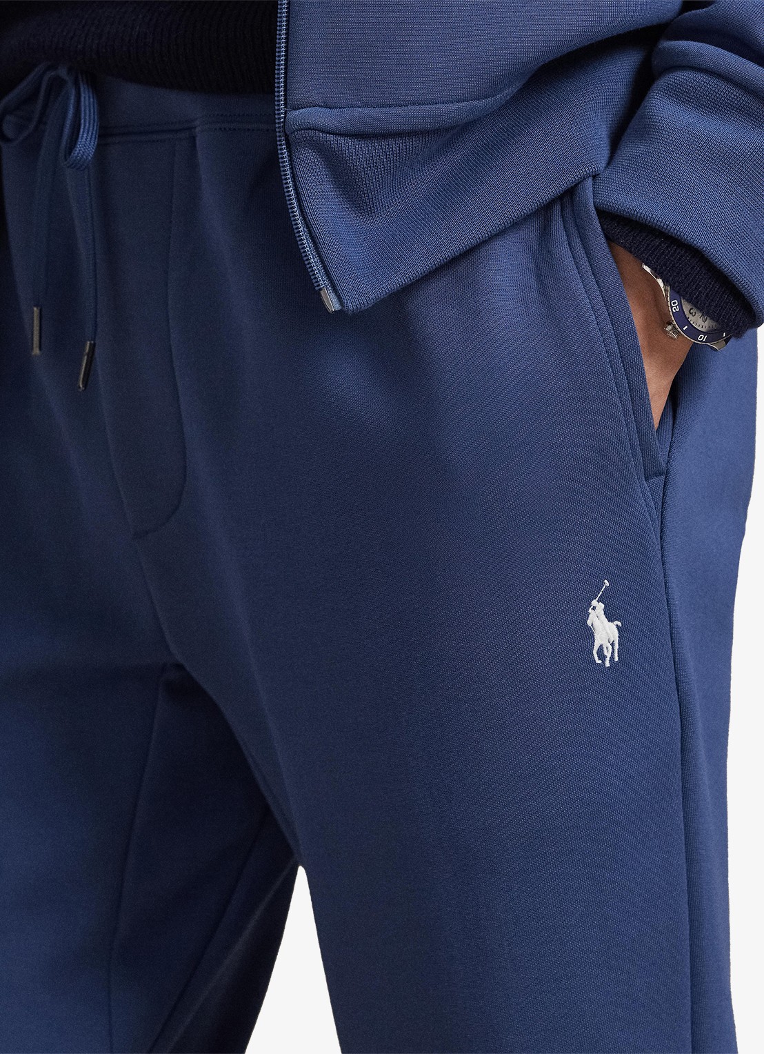 Ralph Lauren Double-knit joggingbroek - detail 5 night navy