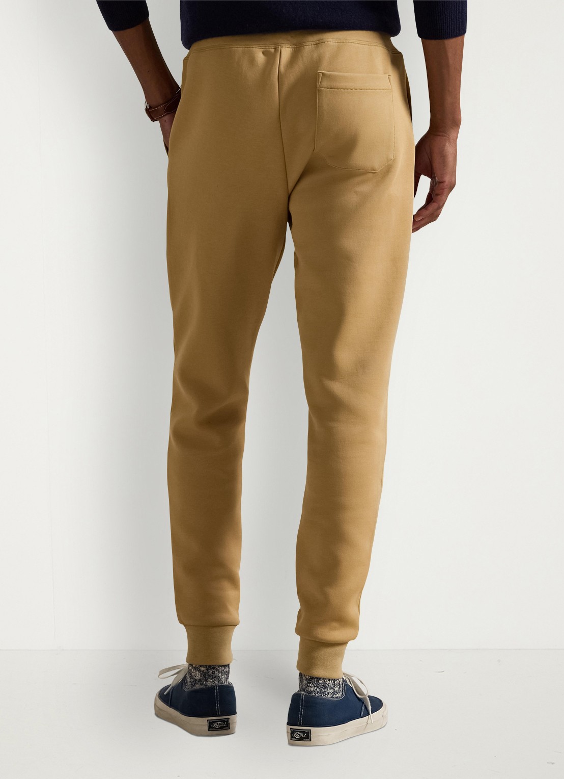 Ralph Lauren Double-knit joggingbroek - achterkant classic camel