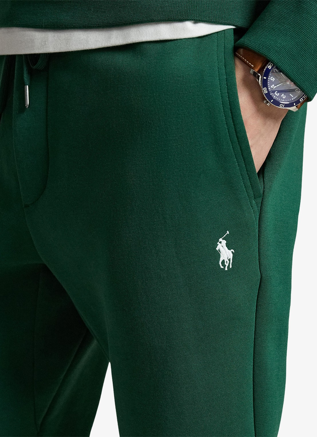 Ralph Lauren Double-knit joggingbroek - detail 5 new forest