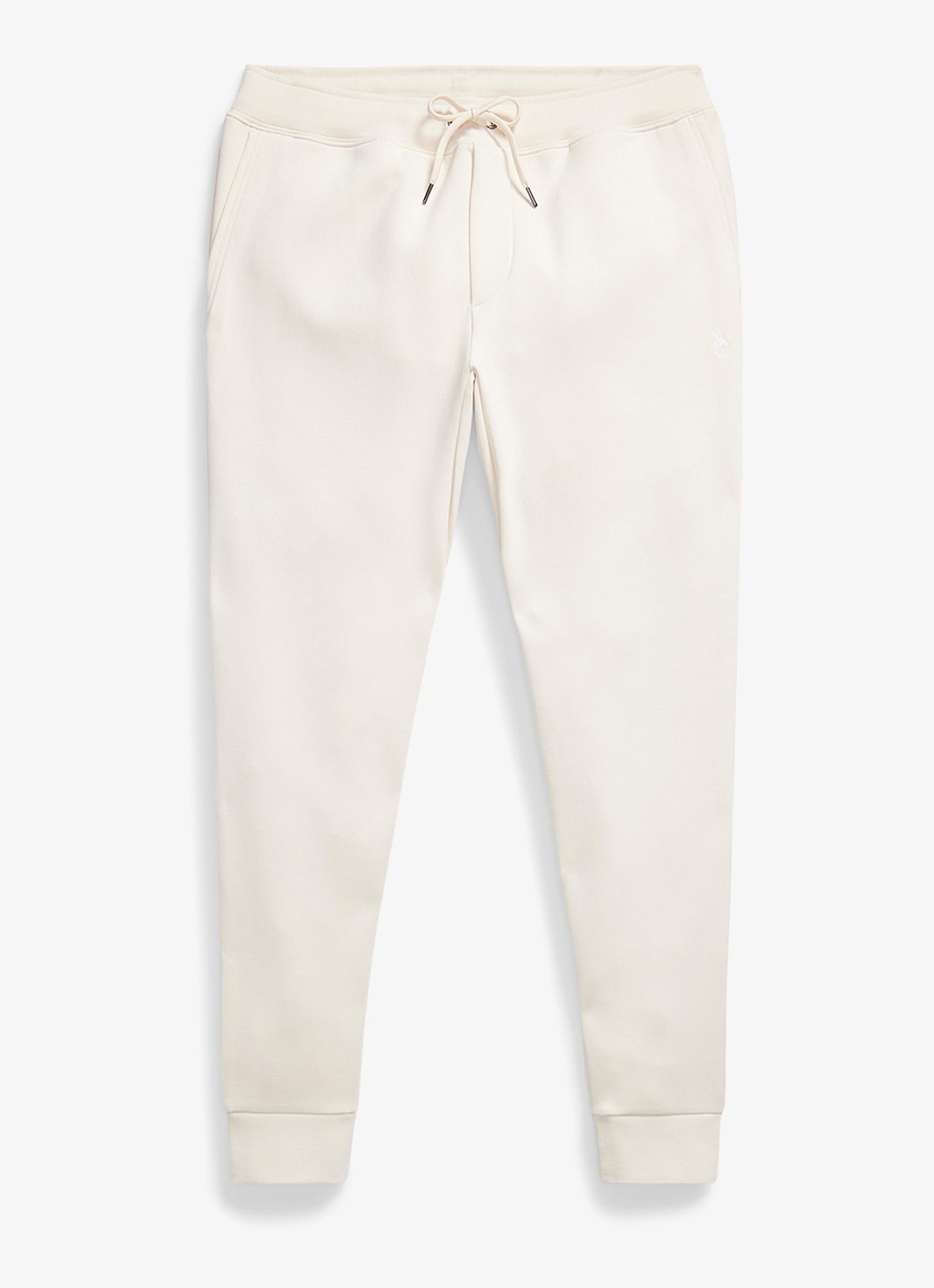 Ralph Lauren Double-knit joggingbroek - voorkant 2 guide cream / beige