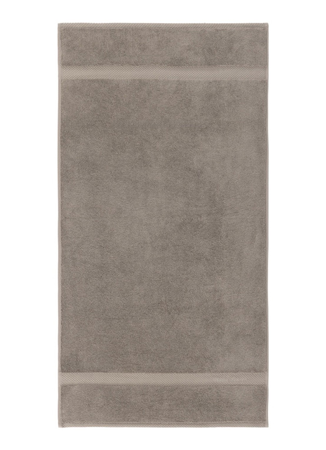 Ralph Lauren Dulaney badhanddoek - 50 x 100 cm - voorkant 3 grijs