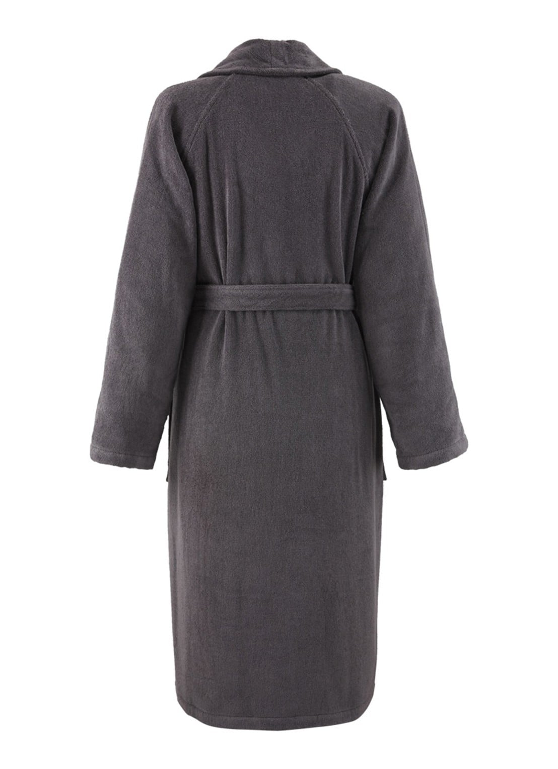 Ralph Lauren Dulaney badjas met opgestikte zakken - unisex - achterkant 3 grijs