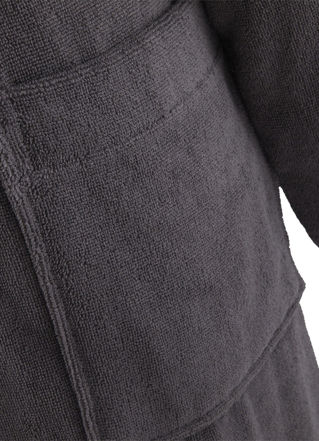 Ralph Lauren Dulaney badjas met opgestikte zakken - unisex - detail 7 grijs
