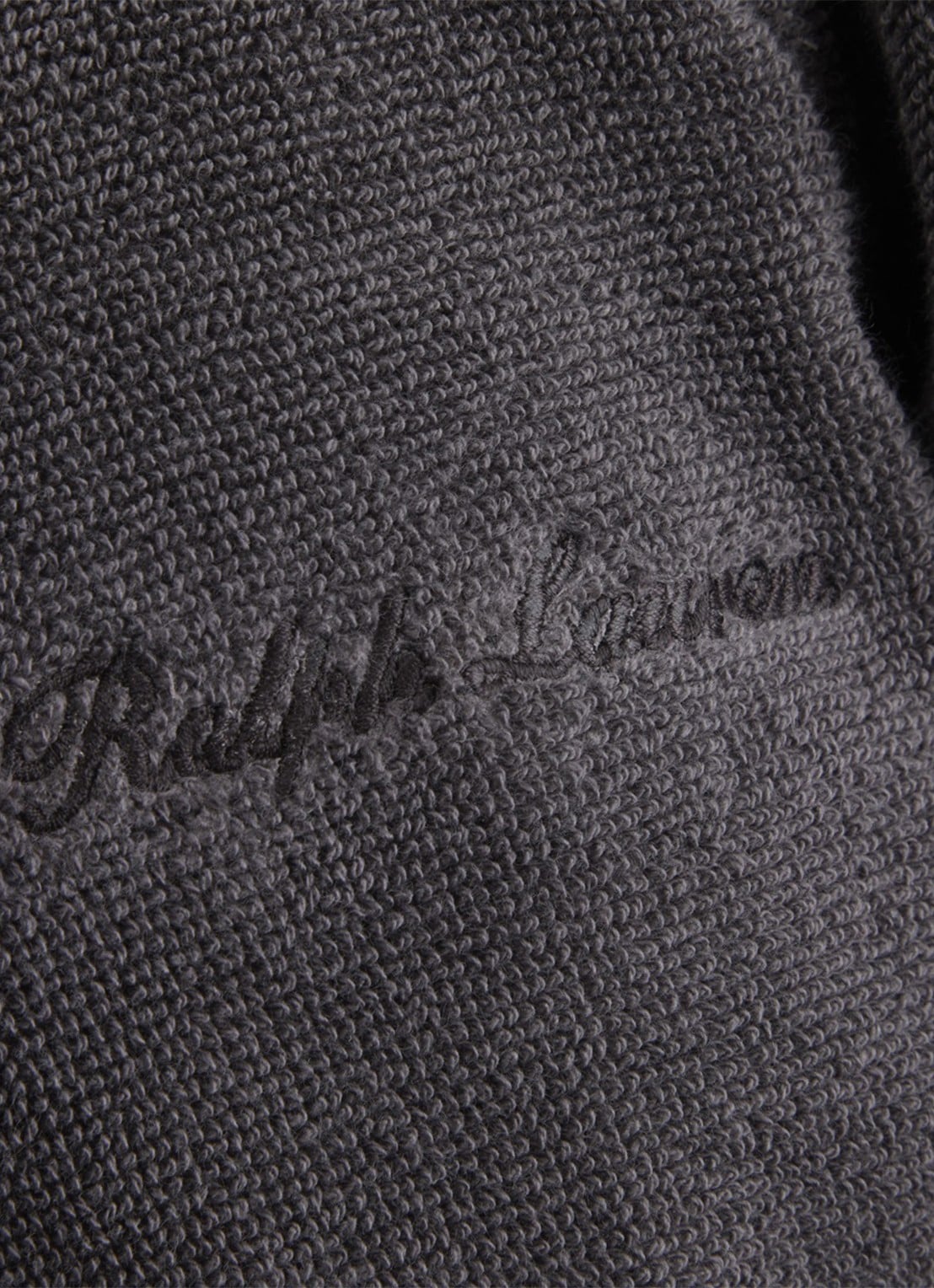 Ralph Lauren Dulaney badjas met opgestikte zakken - unisex - detail 8 grijs