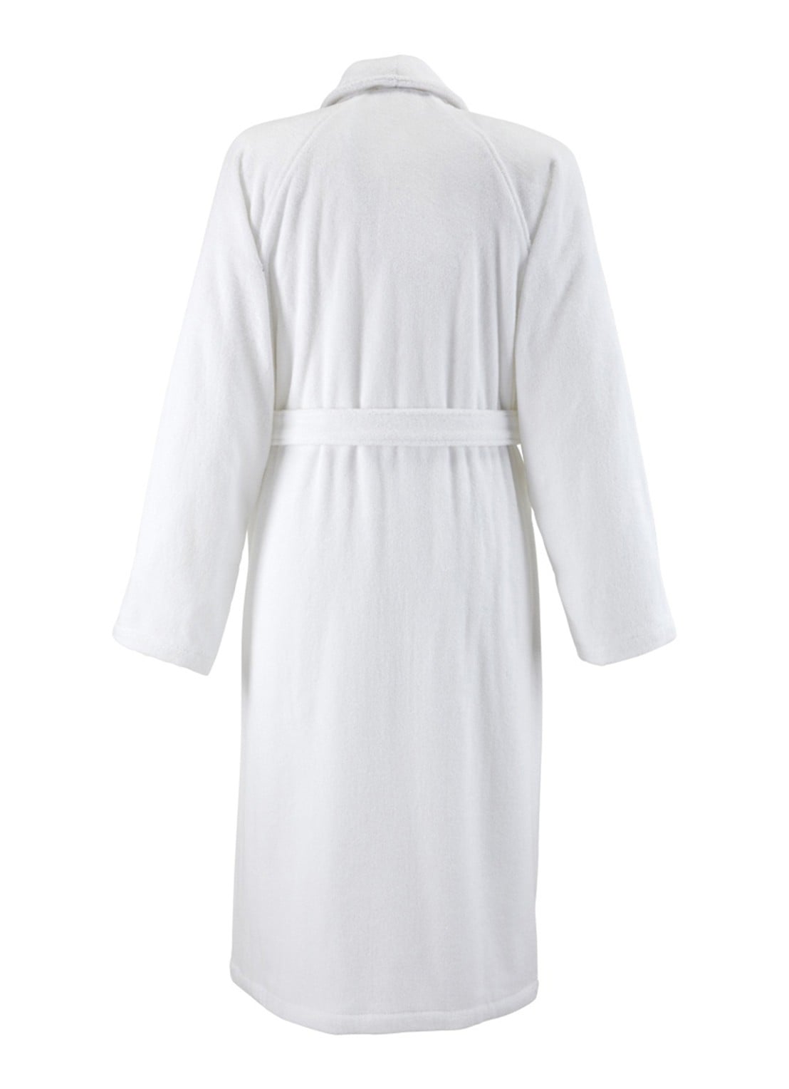 Ralph Lauren Dulaney badjas met opgestikte zakken - unisex - achterkant wit