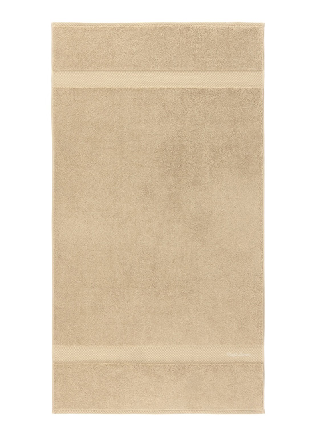 Ralph Lauren Dulaney badlaken - 75 x 137 cm - voorkant 2 beige
