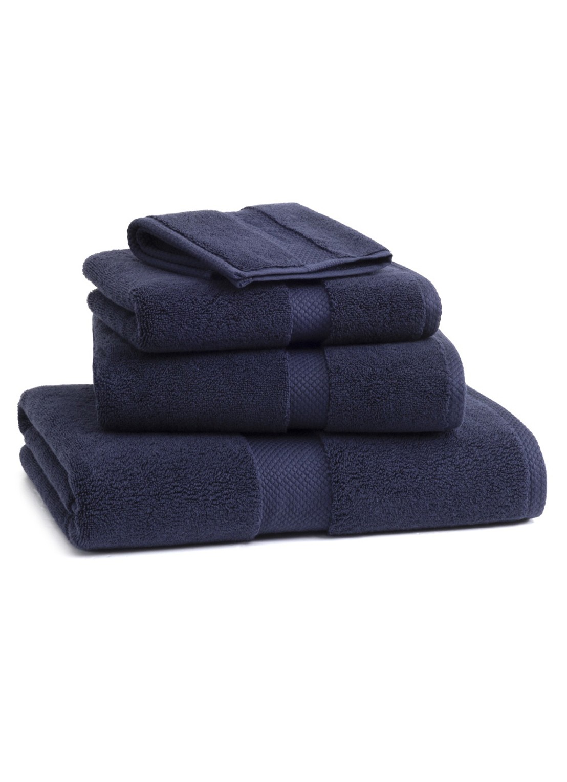 Ralph Lauren Dulaney badlaken - 75 x 137 cm - detail 3 donkerblauw