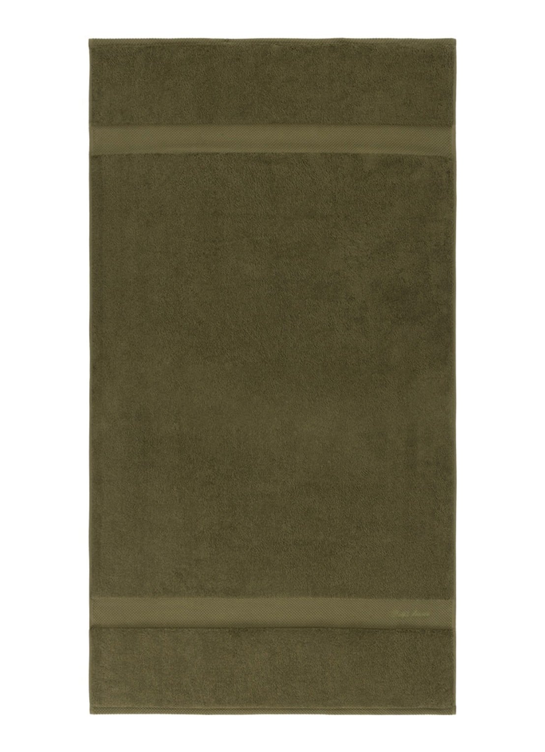 Ralph Lauren Dulaney badlaken - 75 x 137 cm - voorkant 2 olijfgroen