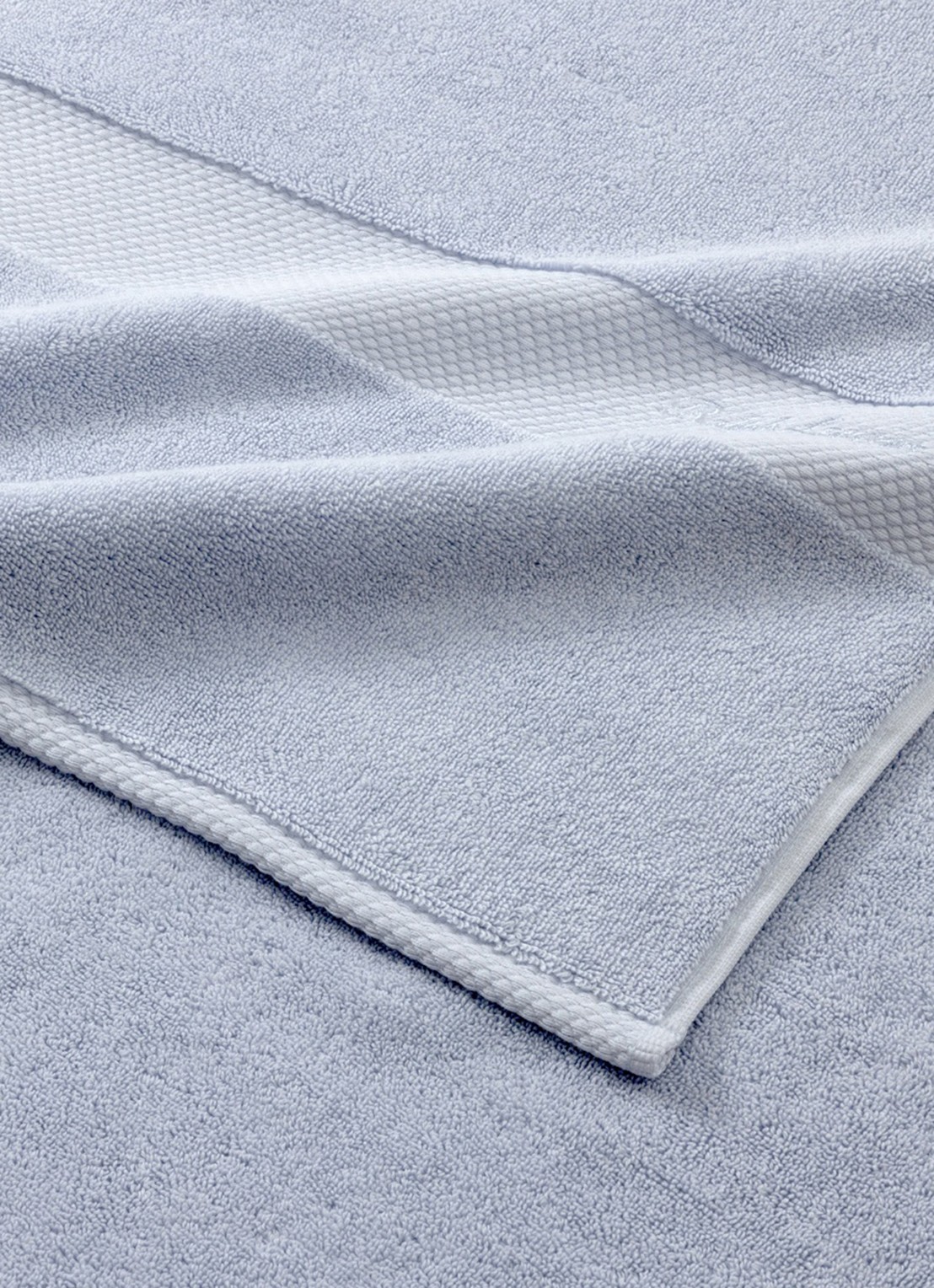 Ralph Lauren Dulaney badlaken - 75 x 137 cm - achterkant 3 lichtblauw