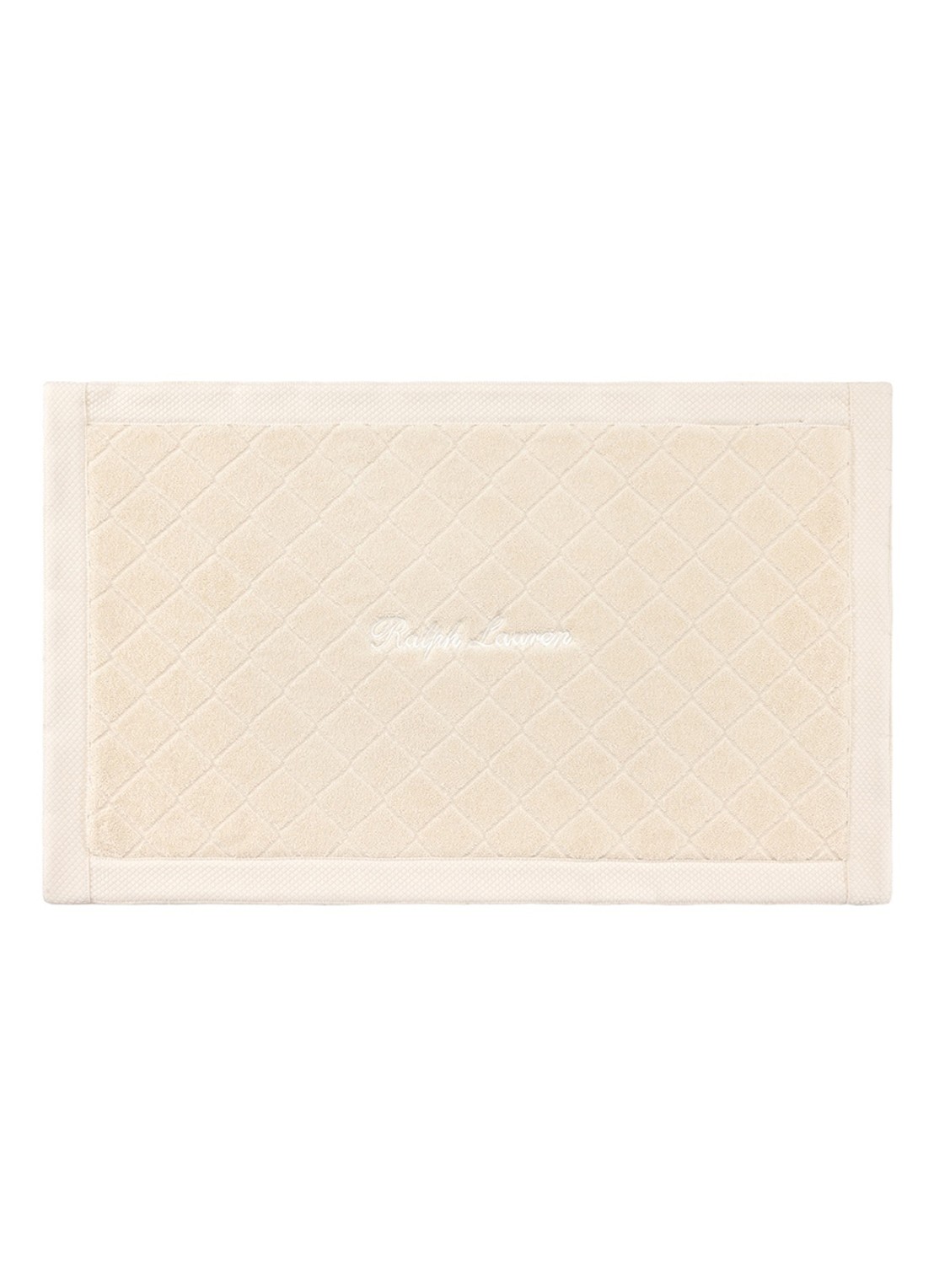 Ralph Lauren Dulaney badmat 50 x 80 cm - voorkant 2 beige