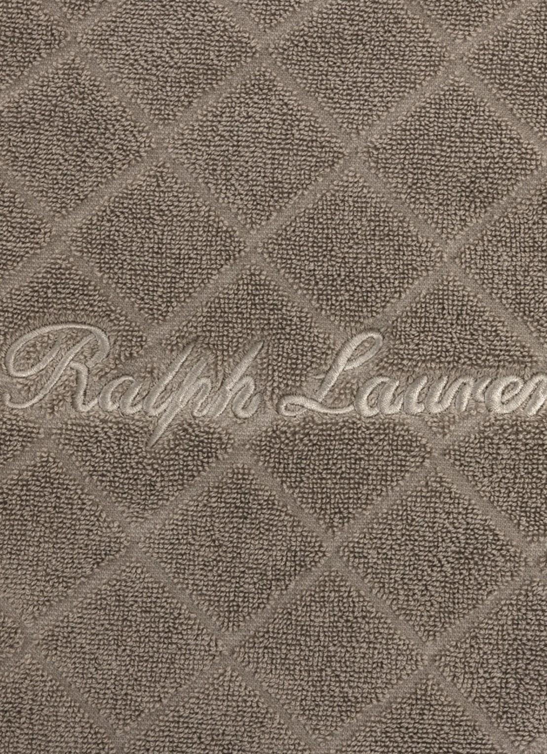 Ralph Lauren Dulaney badmat 50 x 80 cm - achterkant 2 grijs
