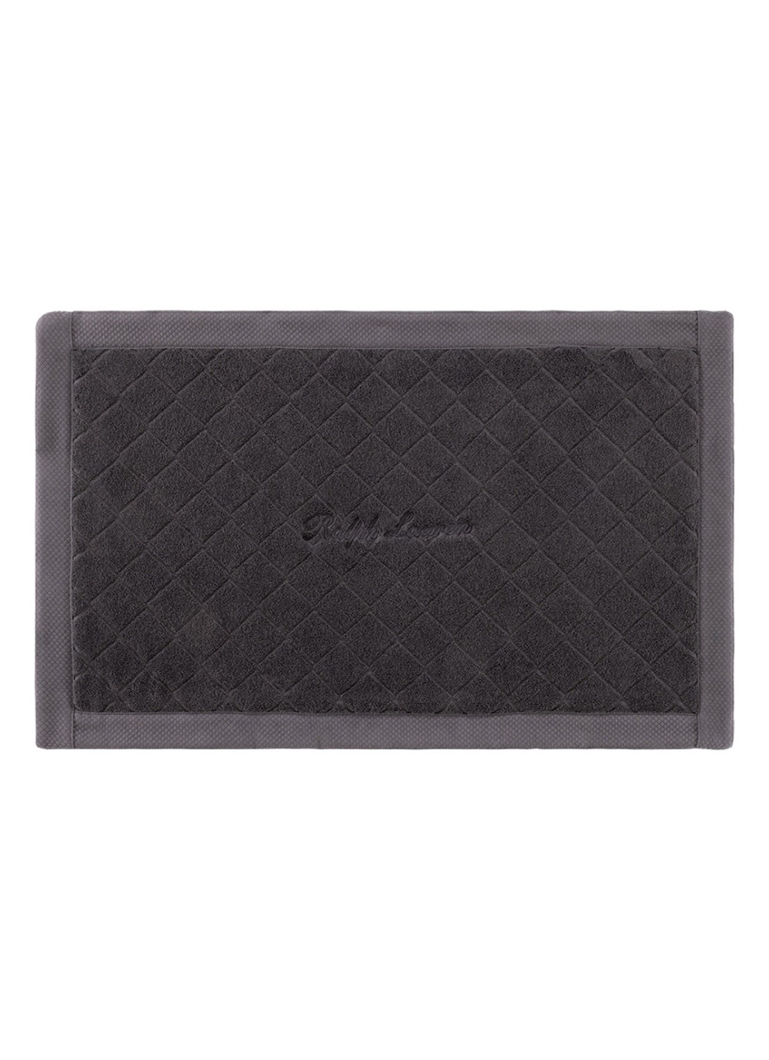 Ralph Lauren Dulaney badmat 50 x 80 cm - voorkant 2 diepzwart