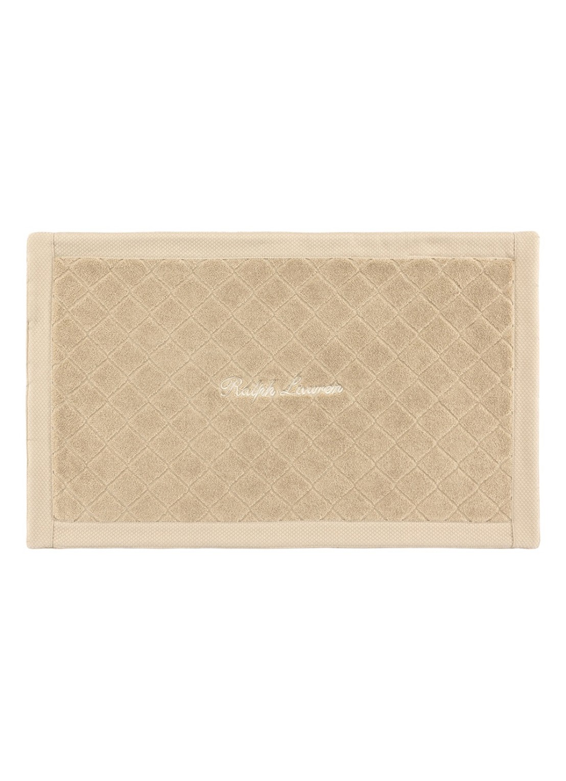 Ralph Lauren Dulaney badmat 50 x 80 cm - voorkant creme