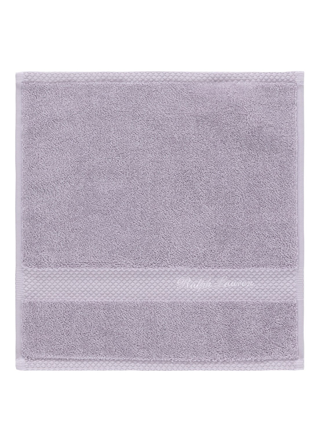 Ralph Lauren Dulaney gastendoek - 30 x 30 cm - voorkant 3 lila