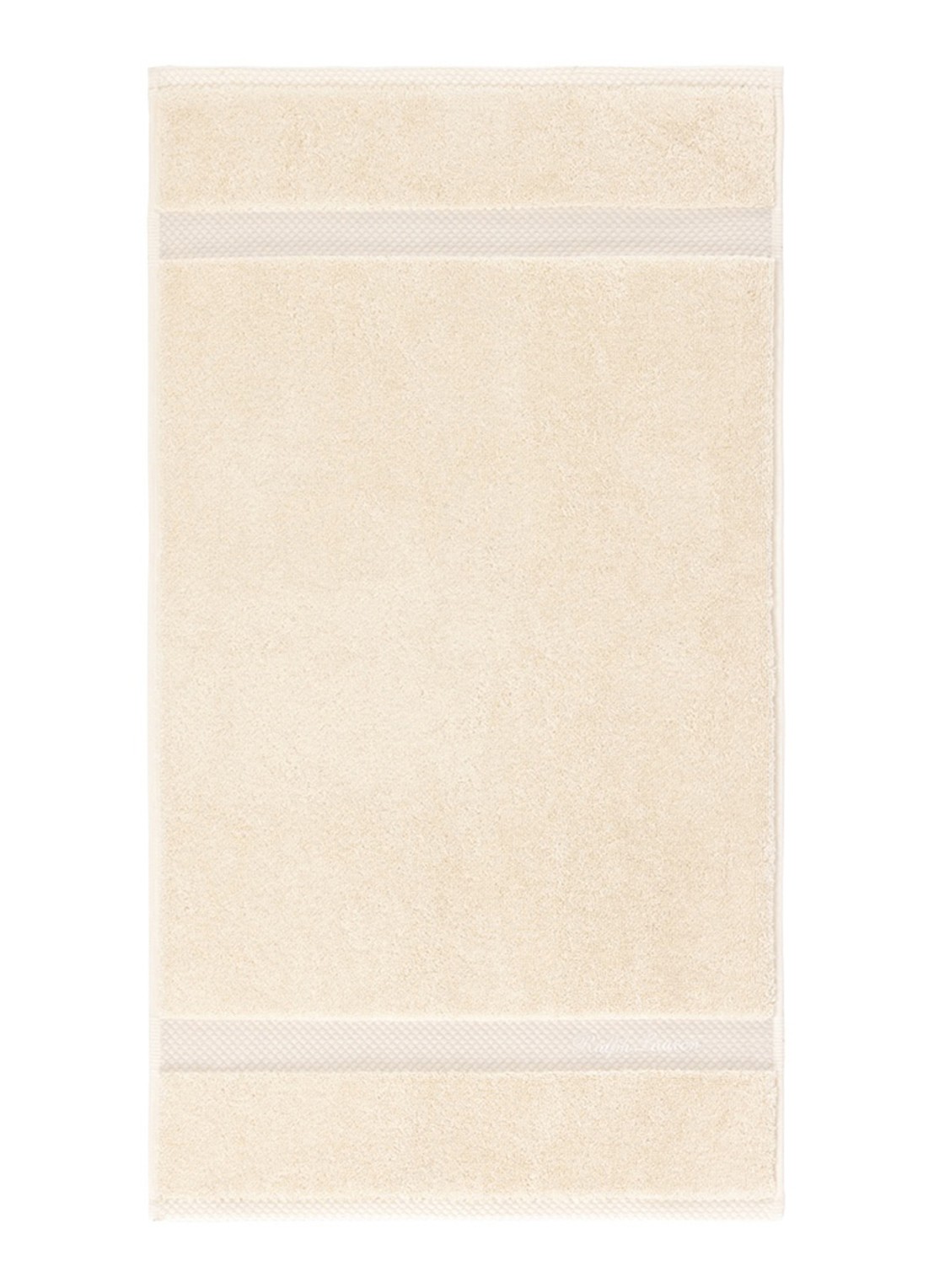 Ralph Lauren Dulaney gastendoek - 42 x 70 cm - voorkant 2 creme