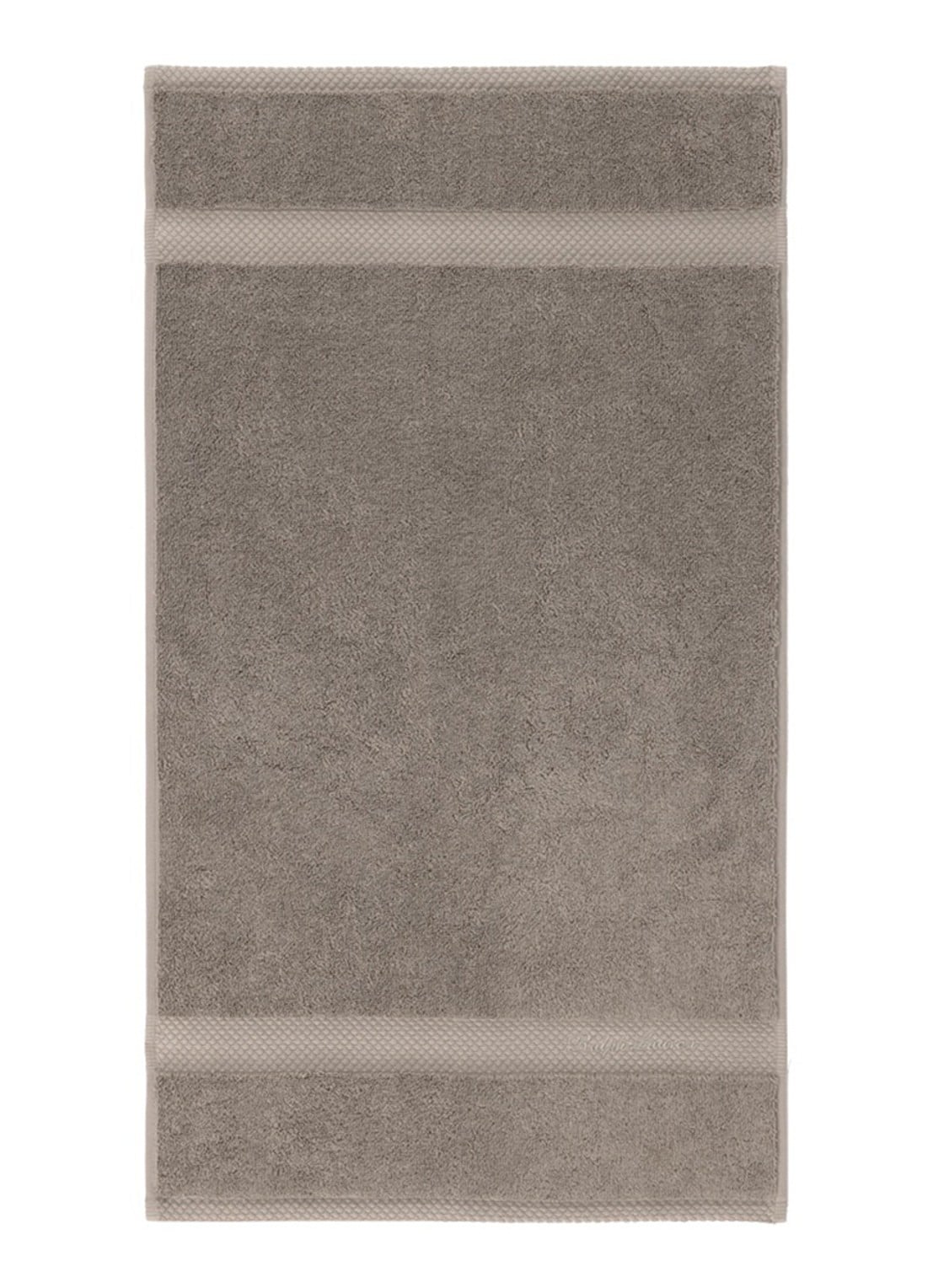 Ralph Lauren Dulaney gastendoek - 42 x 70 cm - voorkant 2 grijs
