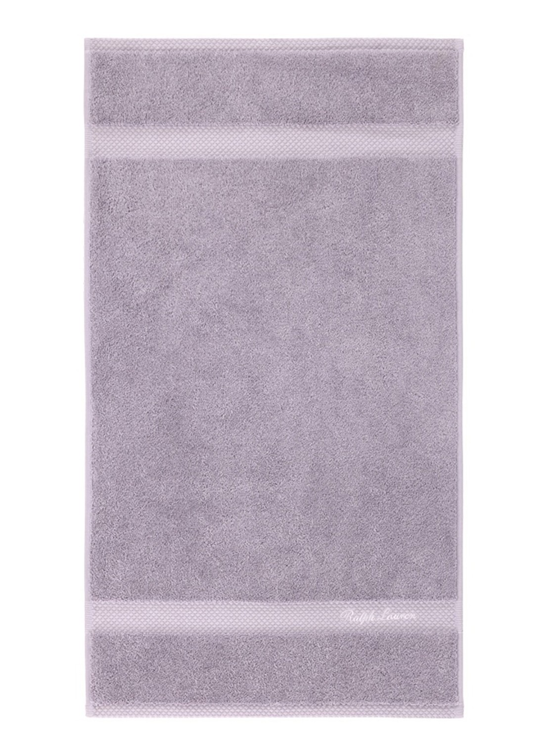 Ralph Lauren Dulaney gastendoek - 42 x 70 cm - voorkant 2 lila
