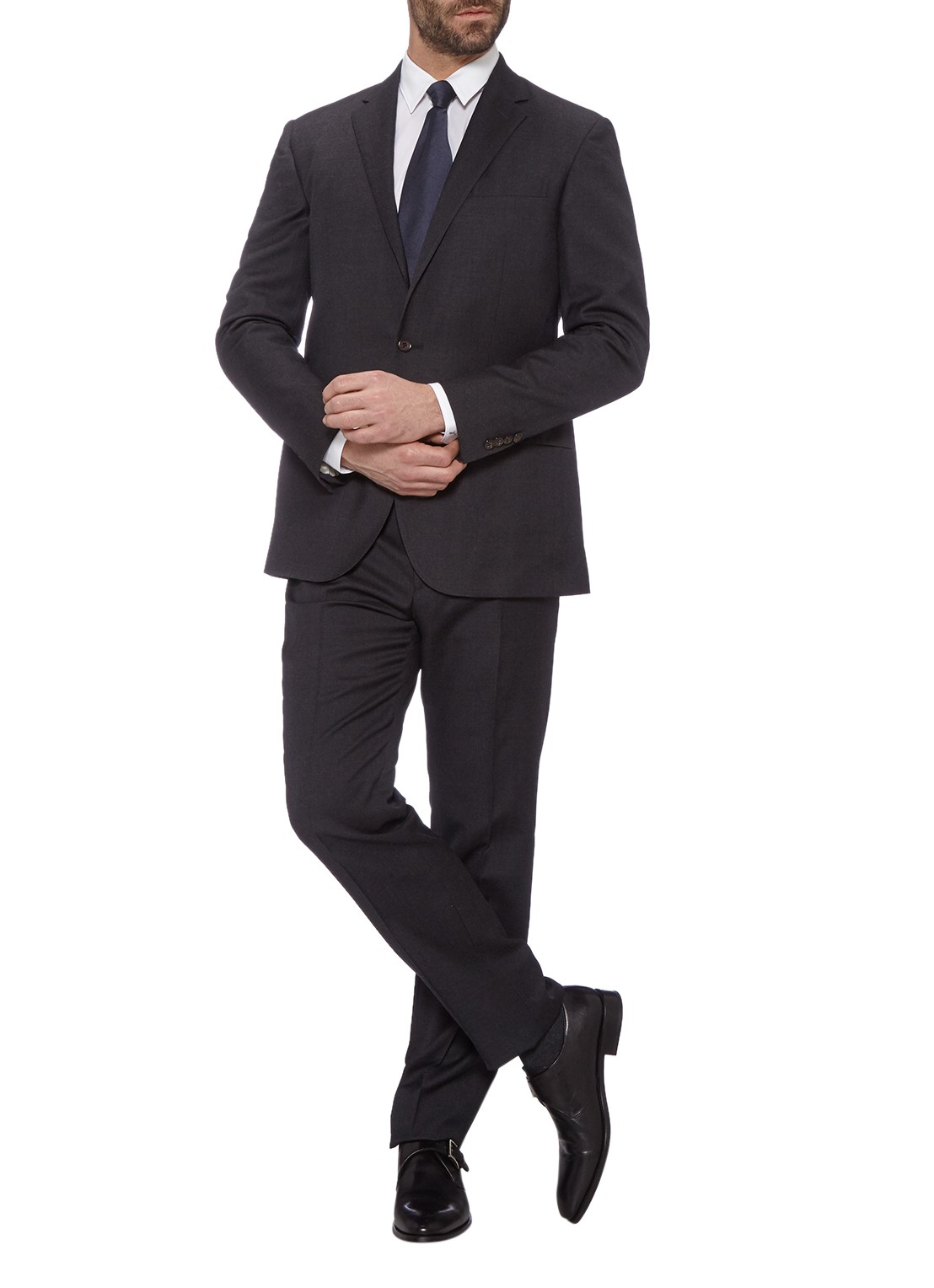 Ralph Lauren Estate custom fit pak  - voorkant 4 donkerblauw