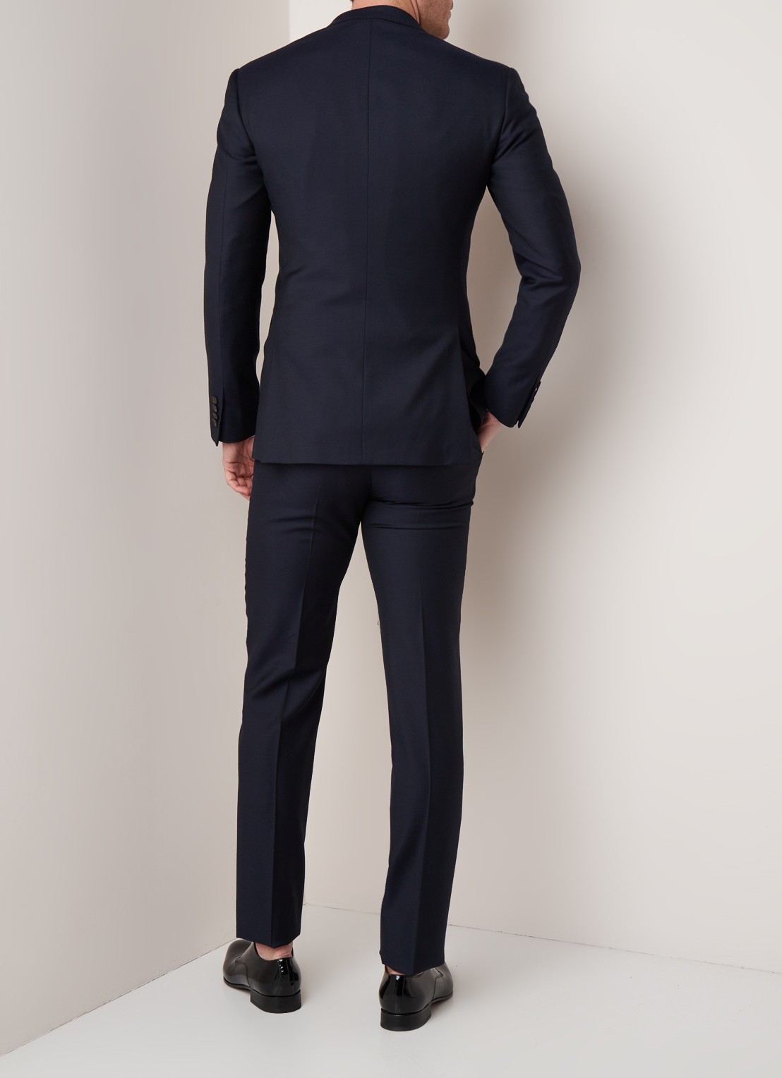 Ralph Lauren Estate custom fit pak  - achterkant donkerblauw
