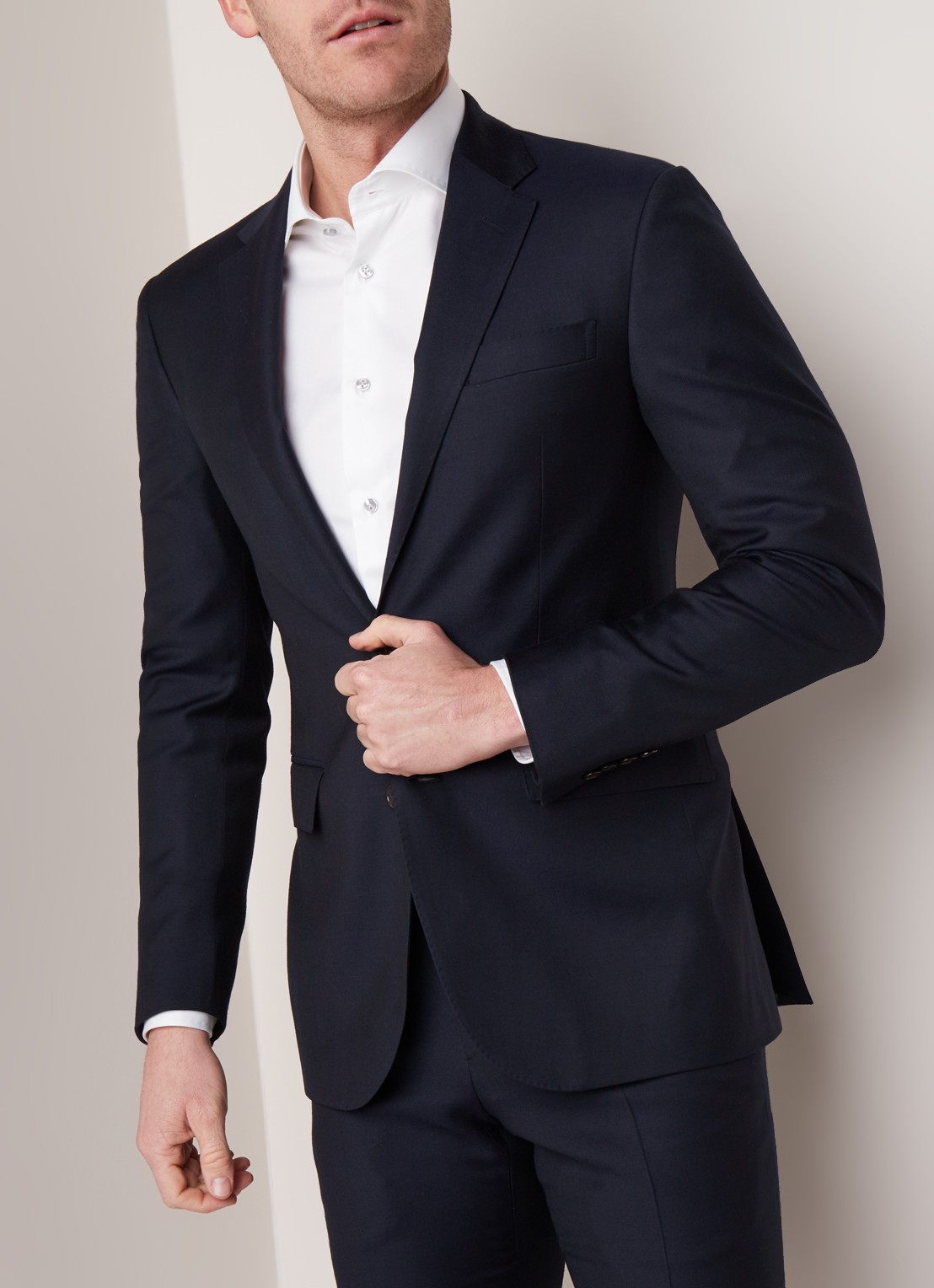 Ralph Lauren Estate custom fit pak  - detail 6 donkerblauw