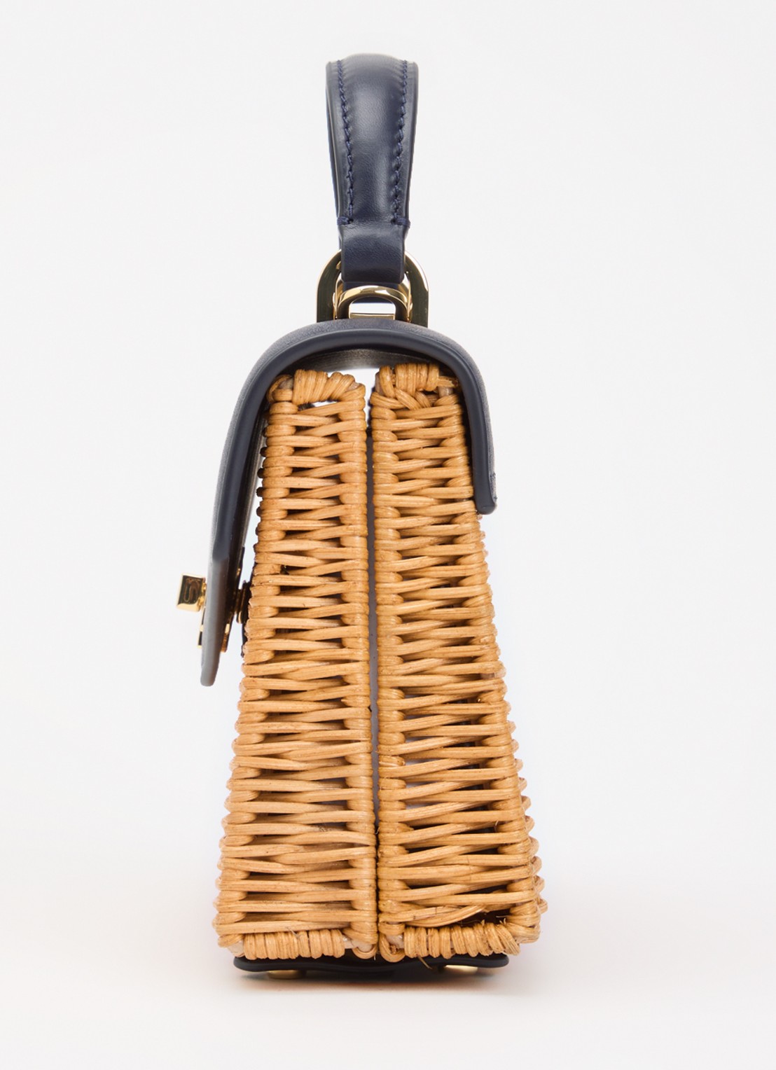 Ralph Lauren Farrah handtas met leren details - detail 4 bruin
