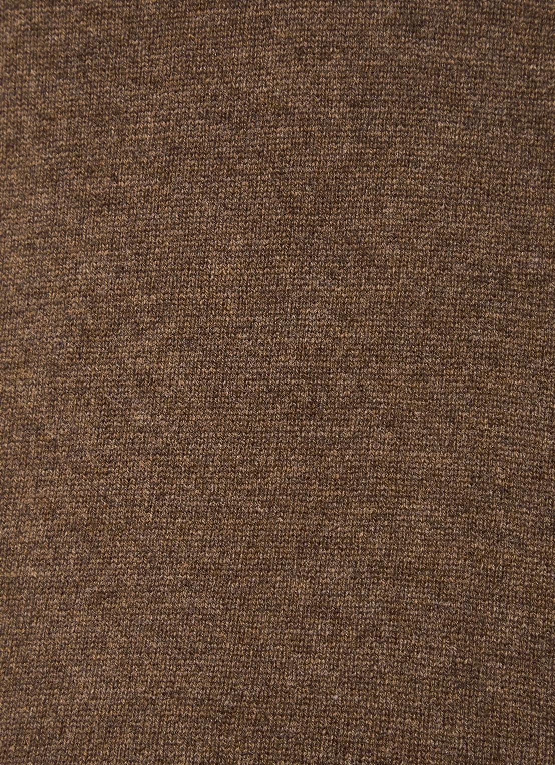 Ralph Lauren Fijngebreide pullover van wol met halve rits - detail 5 hazelnootbruin