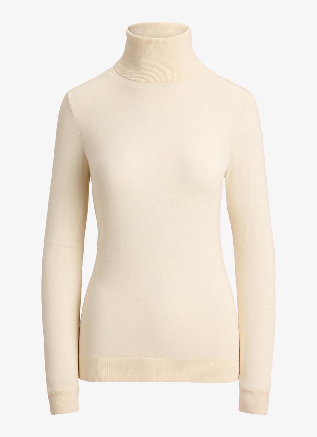Ralph Lauren Fijngebreide trui met col - voorkant mascarpone crème / crème