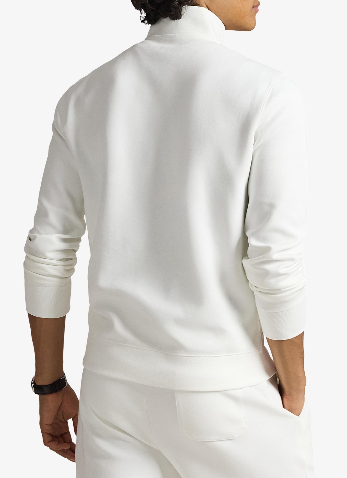 Ralph Lauren Fijngebreide trui met logoborduring - achterkant 3 wit