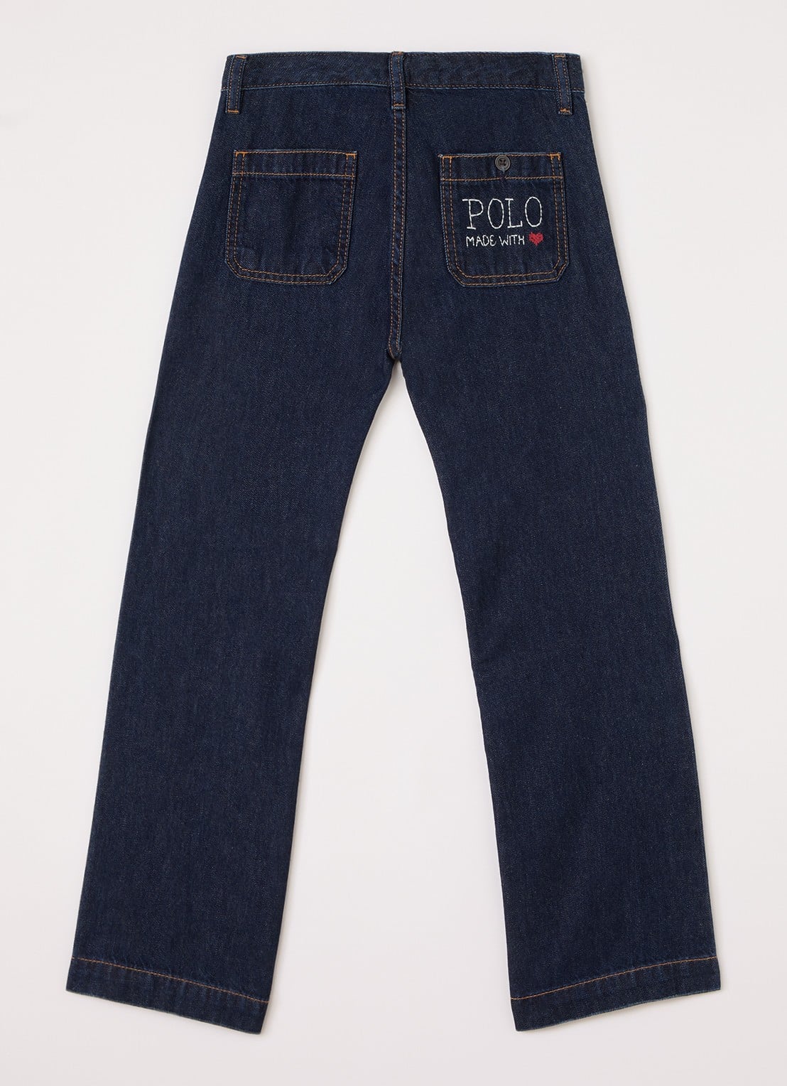 Ralph Lauren Flared jeans met donkere wassing - voorkant 3 indigo