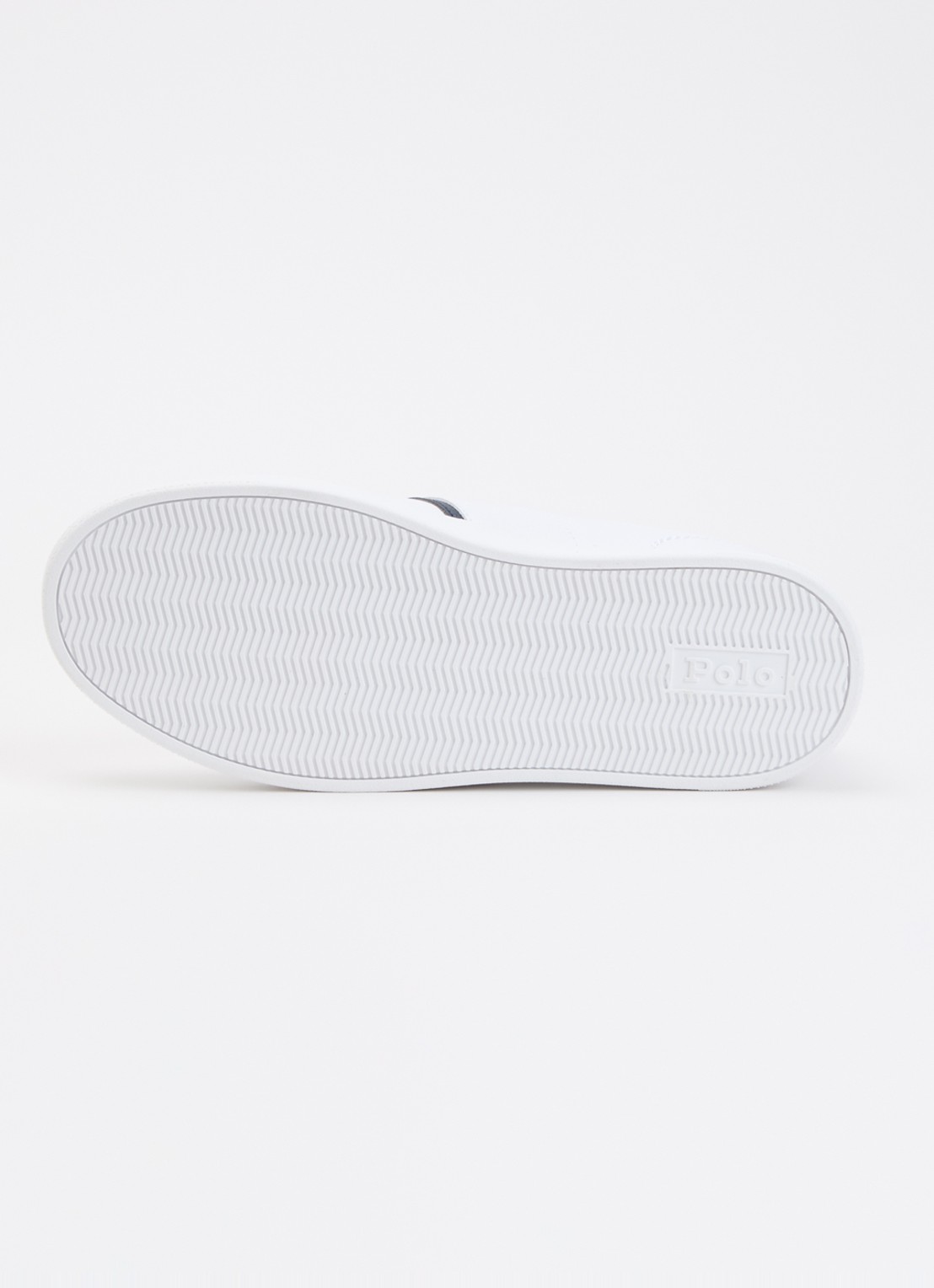Ralph Lauren Frazier sneaker met logo - detail wit