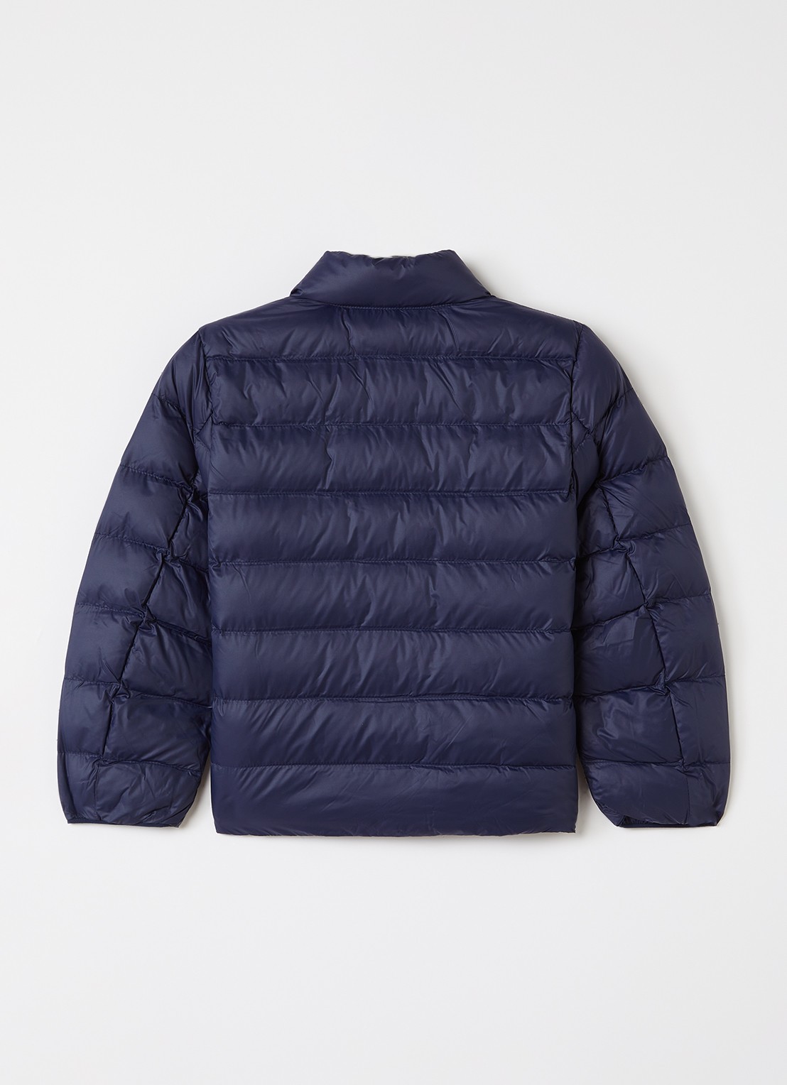 Ralph Lauren Gewatteerd jack met logo - achterkant 3 donkerblauw
