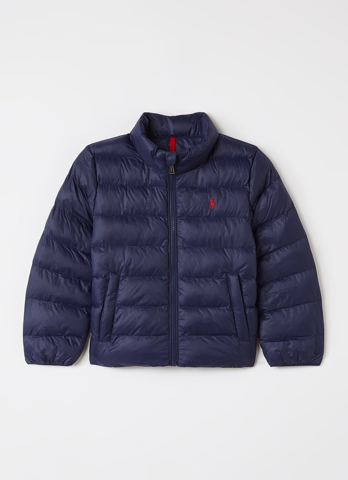 Ralph Lauren Gewatteerd jack met logo - voorkant donkerblauw