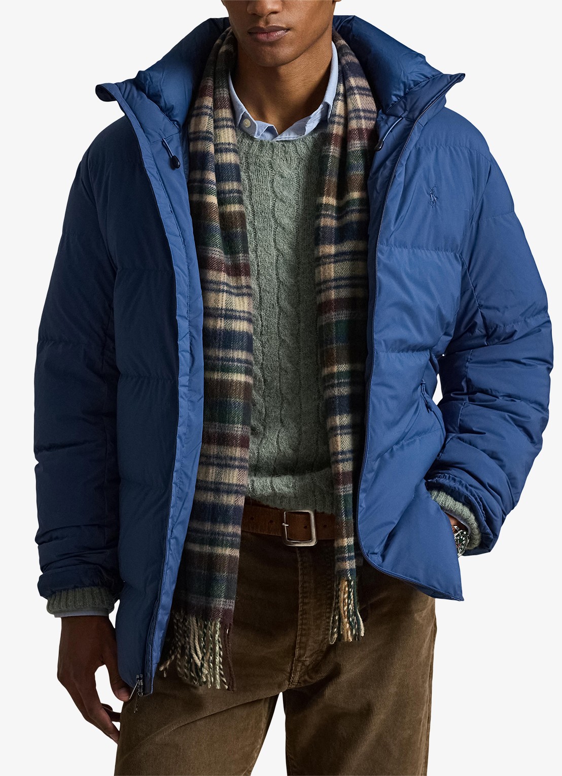 Ralph Lauren Gewatteerde jas met donsvulling en capuchon - detail 3 night navy / donkerblauw