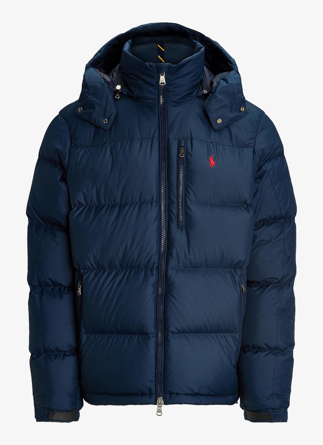Ralph Lauren Gorham puffer jack met donsvulling en ritszakken - voorkant 4 collection navy / donkerblauw