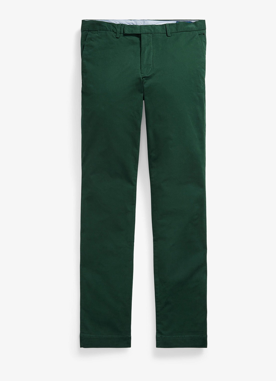 Ralph Lauren Greenwich slim fit chino met stretch - voorkant 4 college green / donkergroen