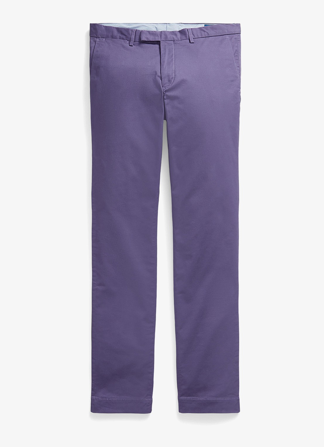 Ralph Lauren Greenwich slim fit chino met stretch - voorkant juneberry / paars