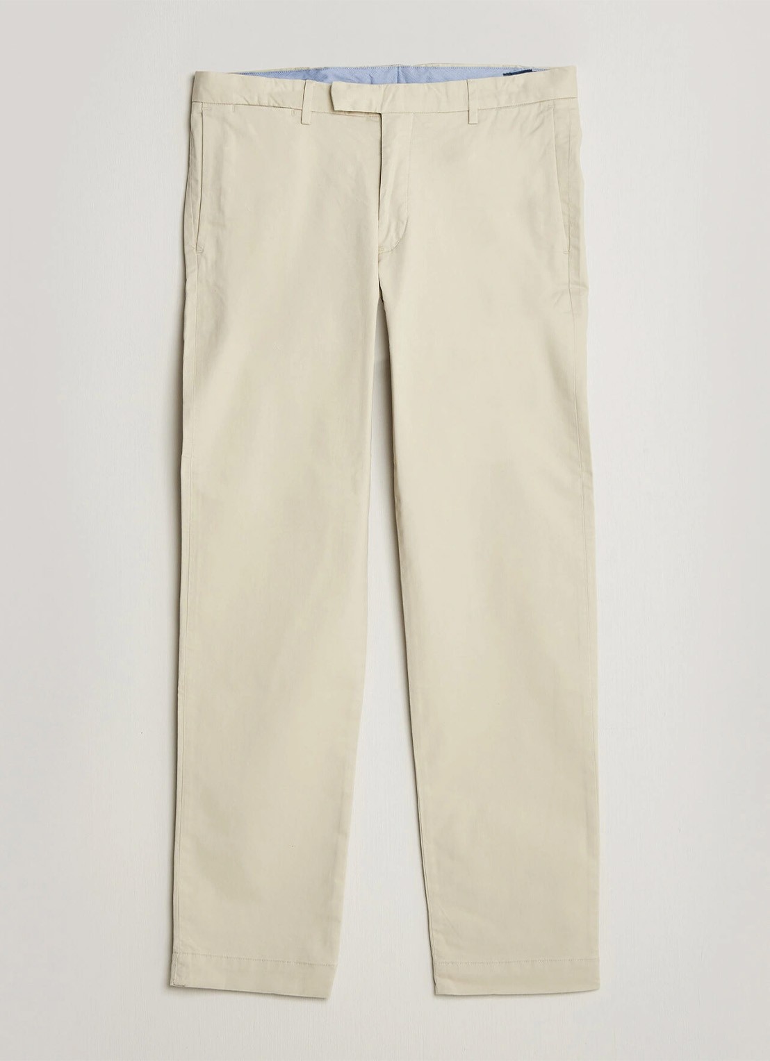 Ralph Lauren Greenwich slim fit chino met stretch - voorkant basic sand / zand