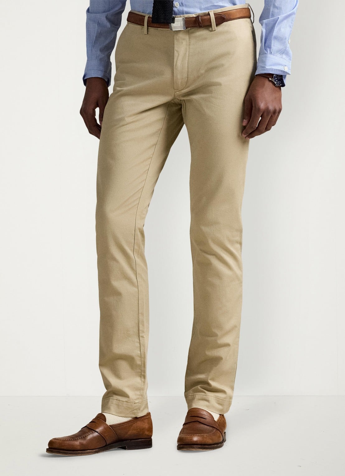 Ralph Lauren Greenwich slim fit chino met stretch - detail 3 classic khaki / khaki