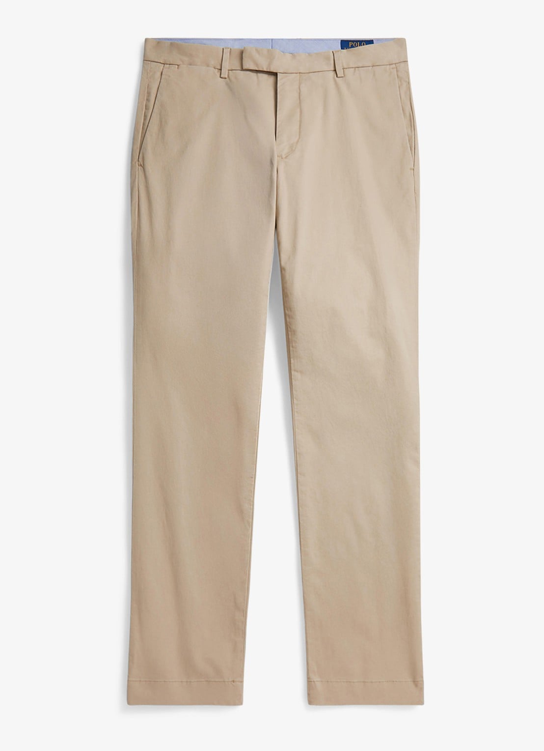 Ralph Lauren Greenwich slim fit chino met stretch - voorkant classic khaki / khaki