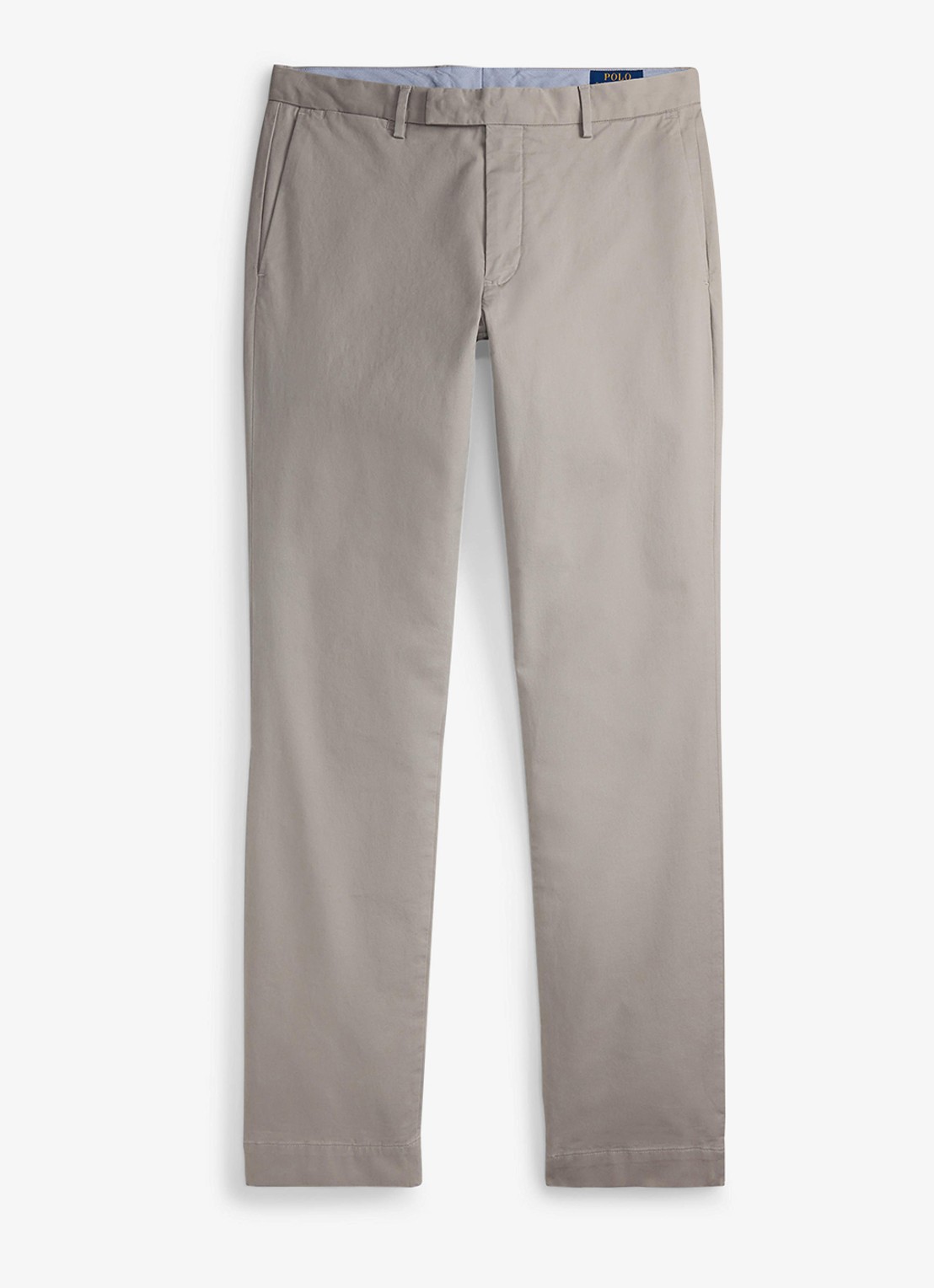 Ralph Lauren Greenwich slim fit stretch chino broek - voorkant 3 grey fog / grijs