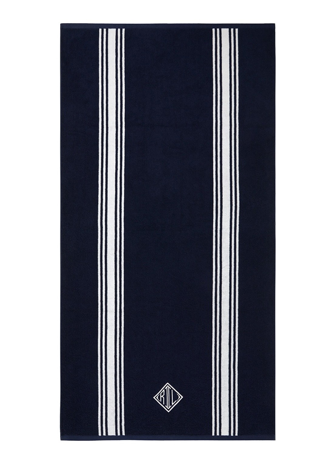 Ralph Lauren Hallie badlaken - 90 x 170 cm - voorkant donkerblauw