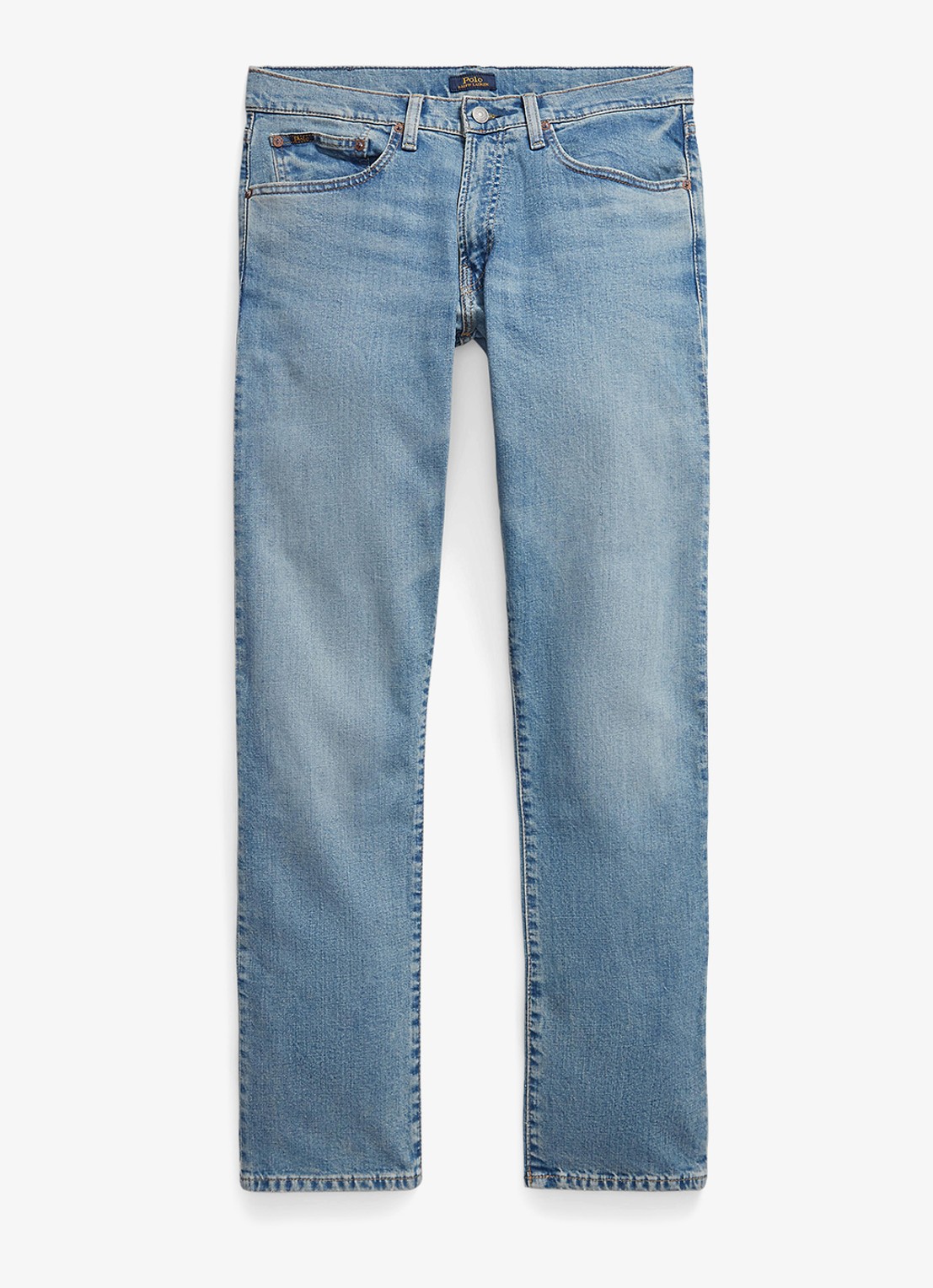 Ralph Lauren Hampton straight leg jeans met medium wassing - voorkant dixon stretch / indigo
