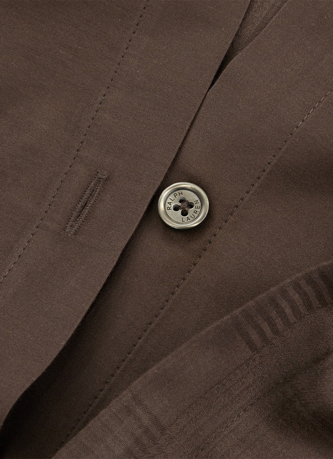 Ralph Lauren Hartleigh dekbedovertrek 120TC - exclusief kussenslopen - detail 3 bruin